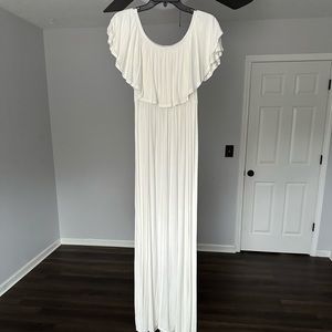 White/Ivory Maternity Dress
